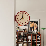 Doppelseitige Wanduhr im Retro-Design 0