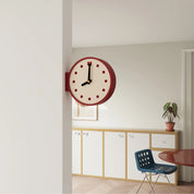 Doppelseitige Wanduhr im Retro-Design 2