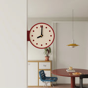 Doppelseitige Wanduhr im Retro-Design 8