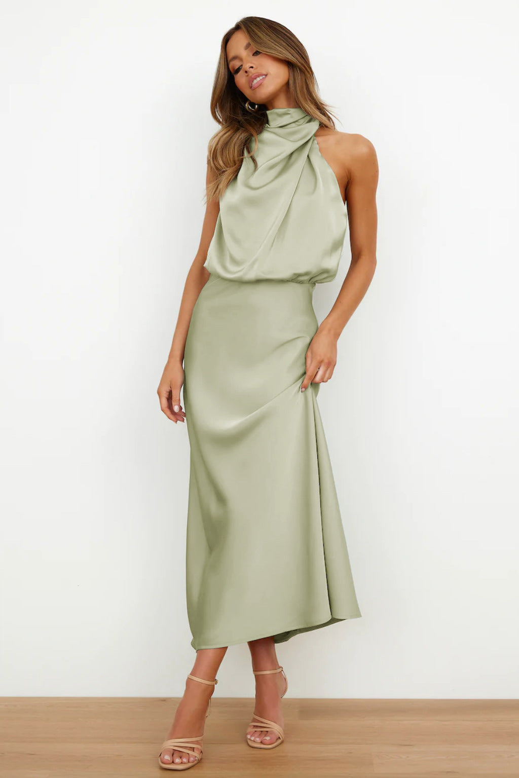 Doris | Damen Schickes Neckholder Abendkleid 1