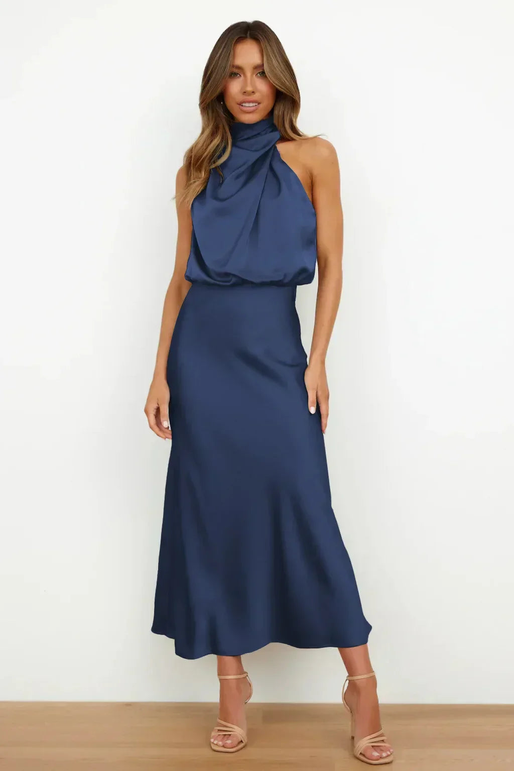 Doris | Damen Schickes Neckholder Abendkleid 12