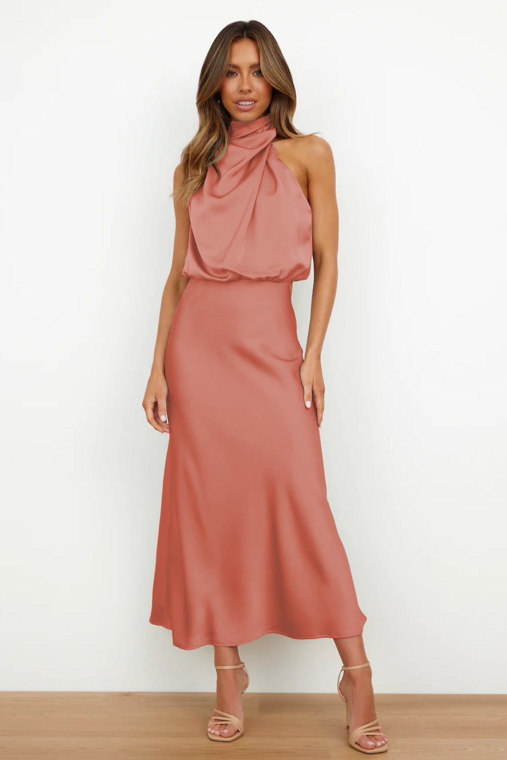 Doris | Damen Schickes Neckholder Abendkleid 5