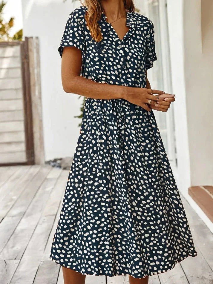 Eden | Chic Bohemian Midi Dress Perfect for Summer - Lizabella Fashion -  -  - Eden | Chic Bohemian Midi Dress Perfect for Summer - Lizabella Fashion - #tag1# - #tag2#