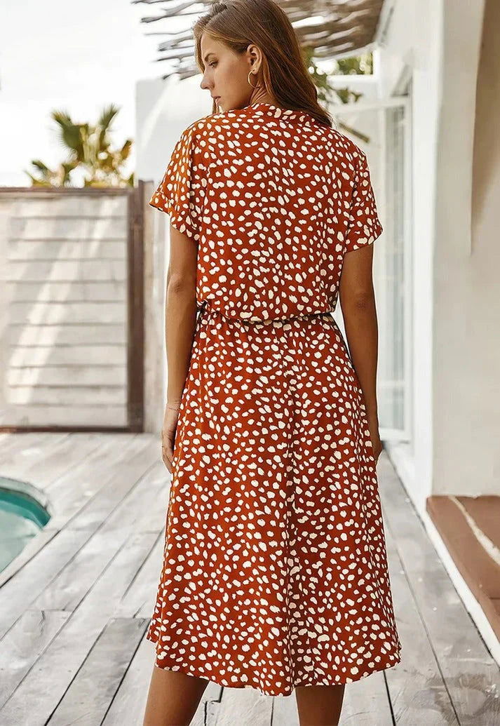 Eden | Chic Bohemian Midi Dress Perfect for Summer - Lizabella Fashion -  -  - Eden | Chic Bohemian Midi Dress Perfect for Summer - Lizabella Fashion - #tag1# - #tag2#