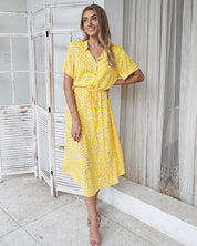 Eden | Chic Bohemian Midi Dress Perfect for Summer - Lizabella Fashion -  -  - Eden | Chic Bohemian Midi Dress Perfect for Summer - Lizabella Fashion - #tag1# - #tag2#