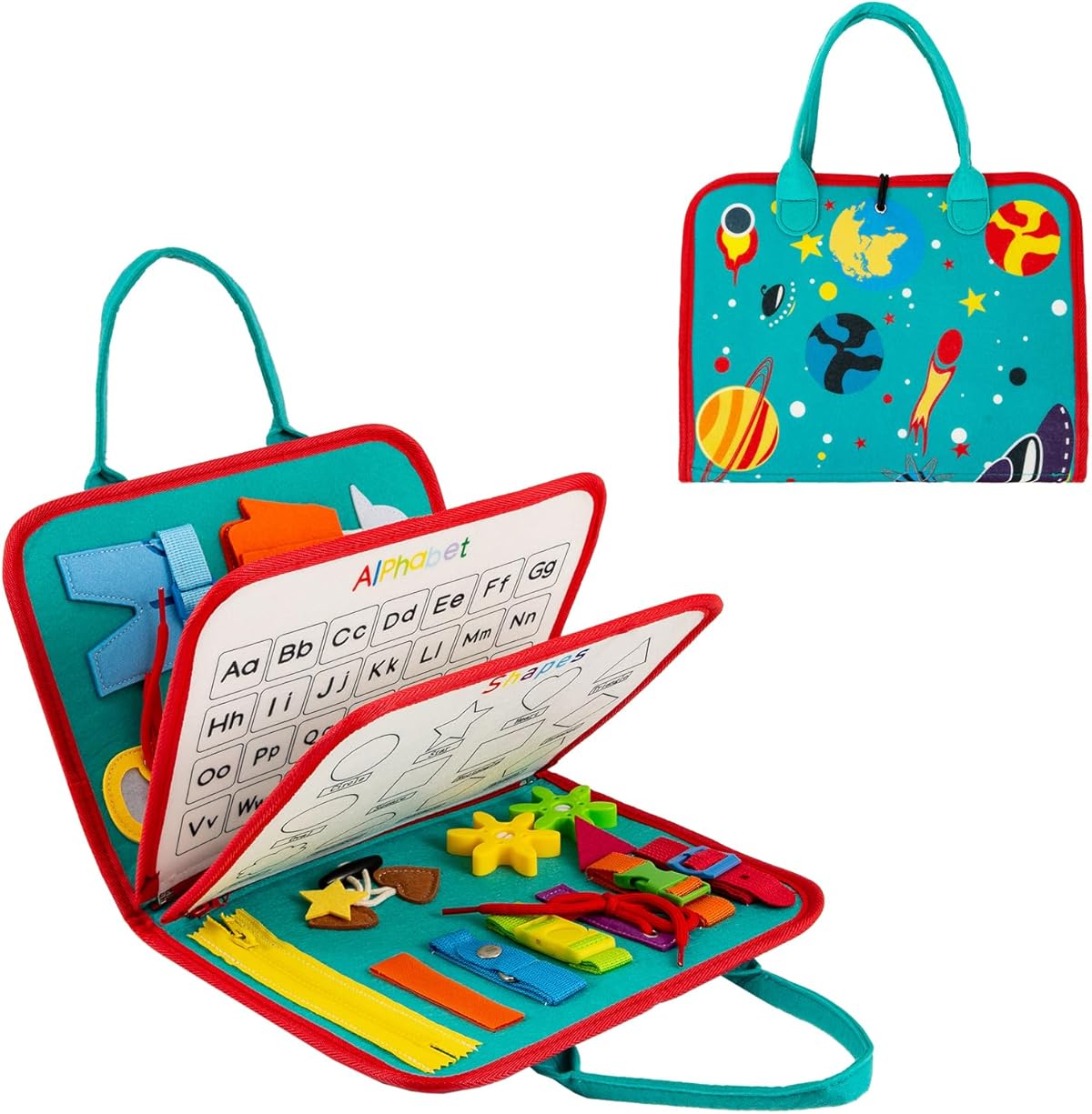 EduPlay | Libro di attività didattiche morbide per bambini piccoli con design accattivanti 3