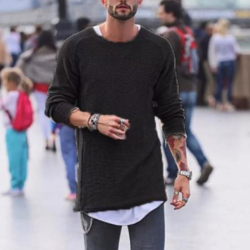 Edwards | Cozy Long-Sleeve Sweater for Men - Lizabella Fashion -  -  - Edwards | Cozy Long-Sleeve Sweater for Men - Lizabella Fashion - #tag1# - #tag2#