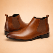 Marco | Botines Chelsea Elegantes Slip-On para Hombre