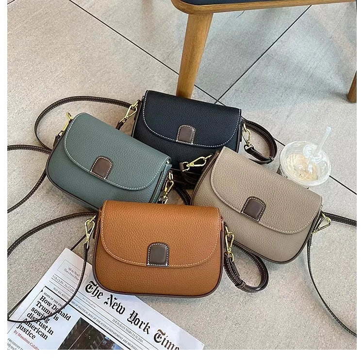 Elegante borsa a tracolla da donna in pelle vegana 1