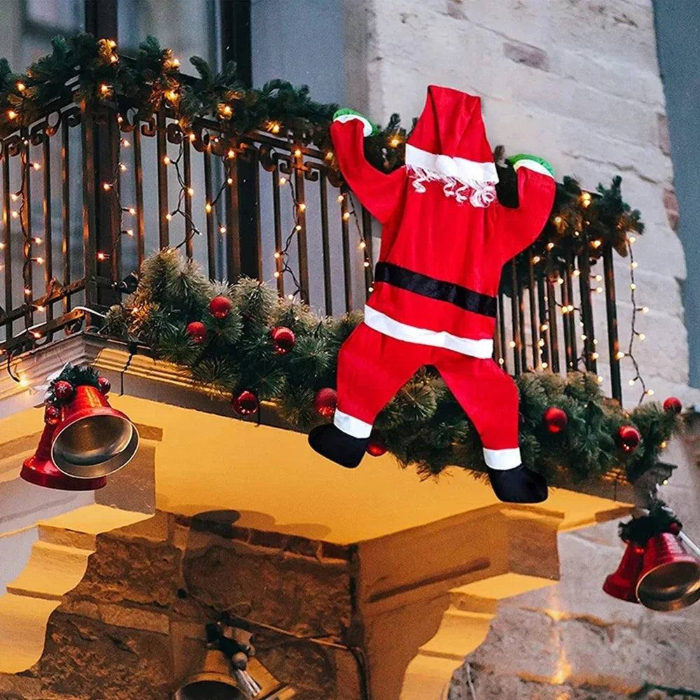 Eleganza natalizia | Decorazione di Babbo Natale da appendere per interni natalizi 1