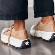 Elfriede | Damen Schnürung Plattform Freizeit Sneaker 2