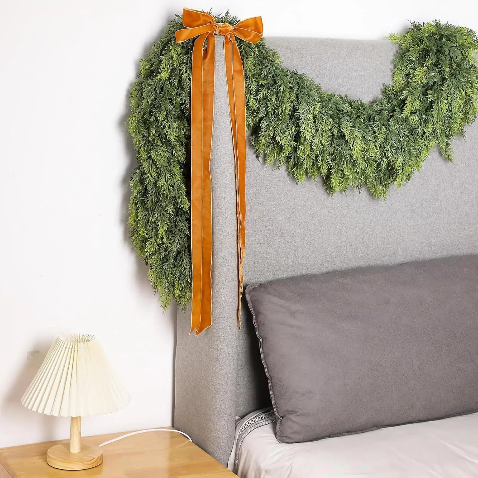 EvergreenCharm – Ghirlanda natalizia decorativa con luci LED in pino 2