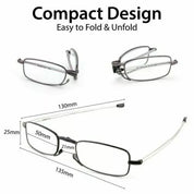 Faltbare Lesebrille - Tragbar mit Etui 2