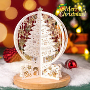 FestivaTree | Biglietto di auguri pop-up 3D con albero di Natale 1