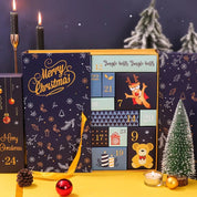 FestiveCraft | Calendario dell'Avvento fatto a mano con 24 scatole regalo riempibili 0