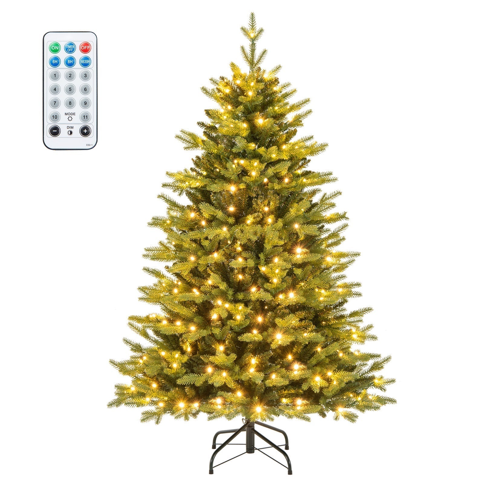FestiveFir – Albero di Natale con cerniera e aghi di pino realistici 0