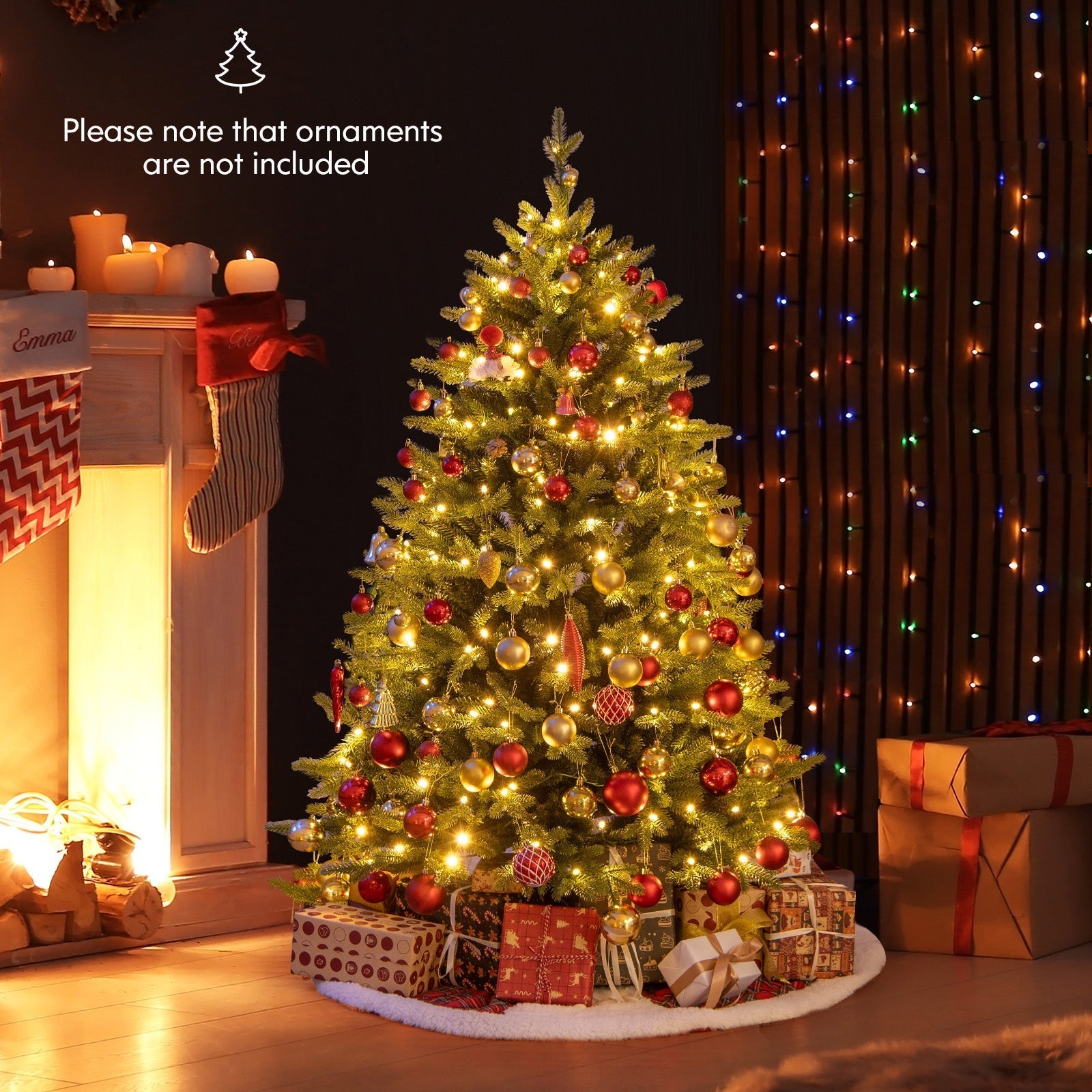 FestiveFir – Albero di Natale con cerniera e aghi di pino realistici 1