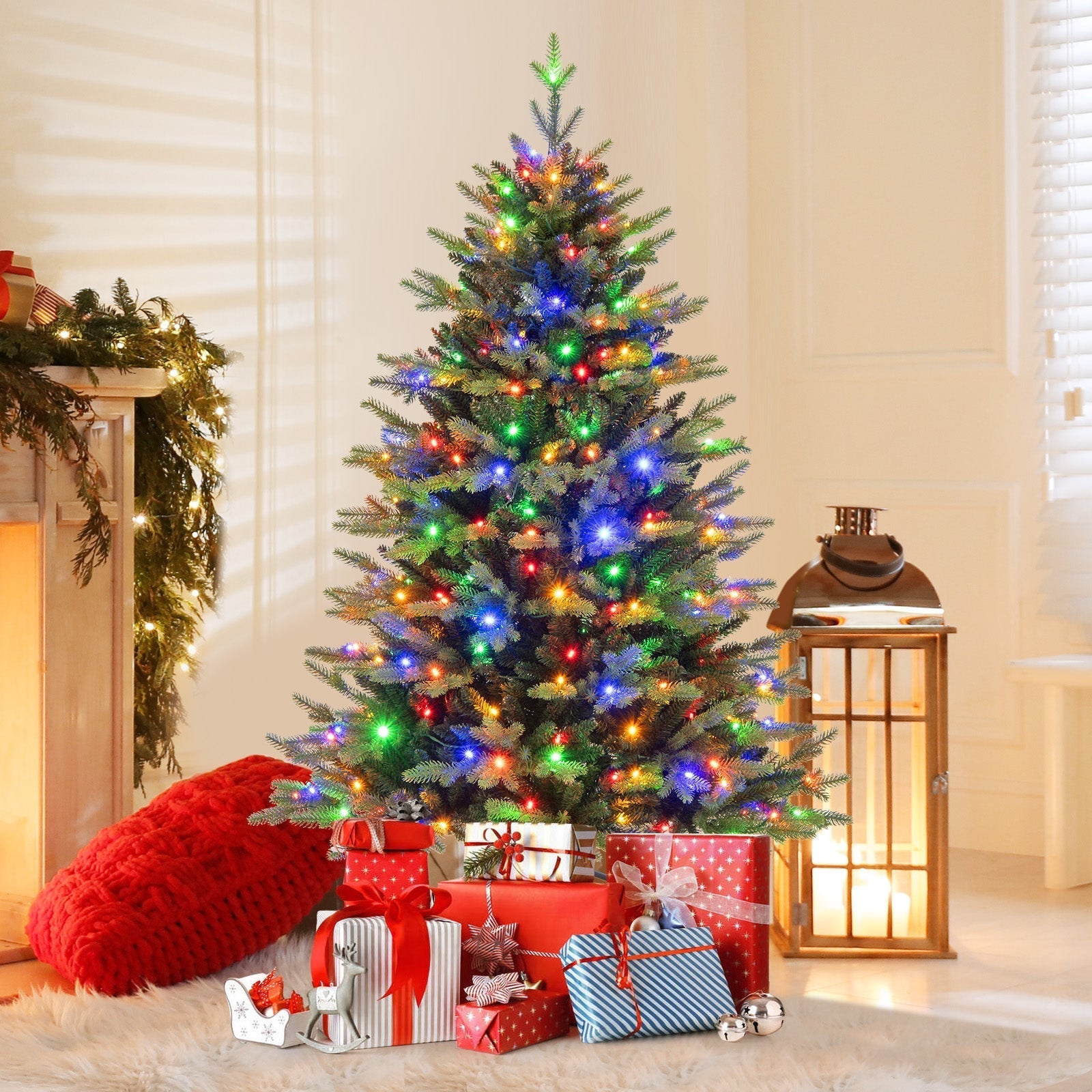 FestiveFir – Albero di Natale con cerniera e aghi di pino realistici 2