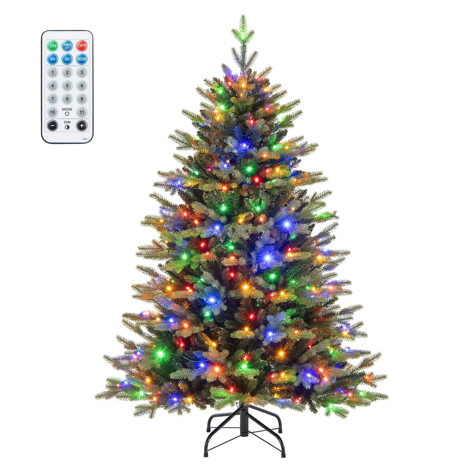 FestiveFir – Albero di Natale con cerniera e aghi di pino realistici 3
