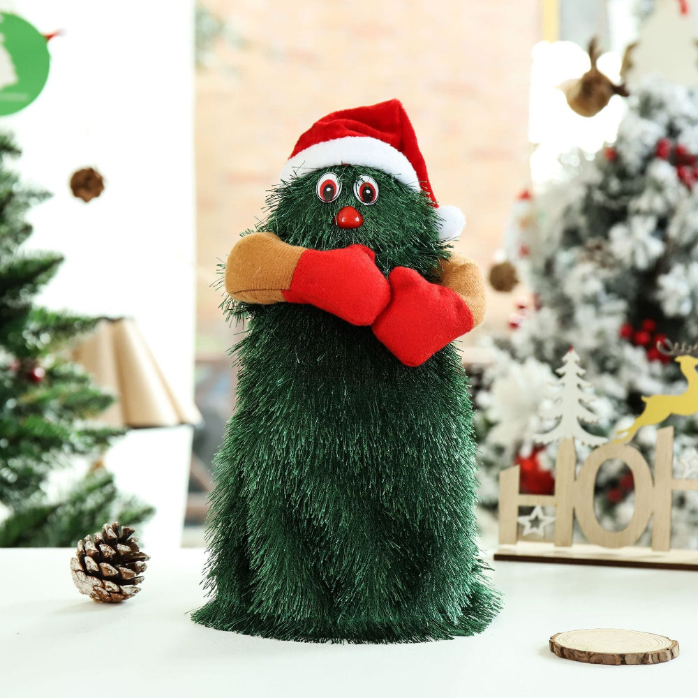 FestivePlush | Giocattolo musicale animato a forma di albero di Natale per decorazioni natalizie 0