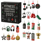 FitSpirit | Allegro calendario dell'Avvento in acrilico con conto alla rovescia per gli appassionati di fitness 0