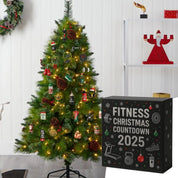 FitSpirit | Allegro calendario dell'Avvento in acrilico con conto alla rovescia per gli appassionati di fitness 3