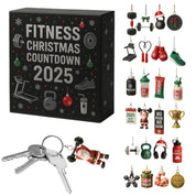 FitSpirit | Allegro calendario dell'Avvento in acrilico con conto alla rovescia per gli appassionati di fitness 5