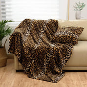 Fleecedecke LeoLuxe | Leopardenmuster | Superweich & Kuschelig | Flanell 1
