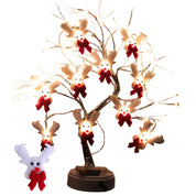 FrostyGlow – Luci per albero a forma di pupazzo di neve con illuminazione a LED bianca 7