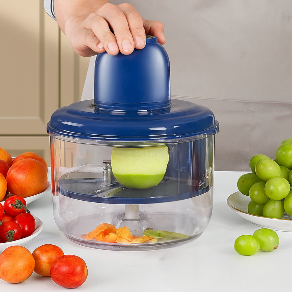 FruitEase | Pelapatate elettrico portatile per frutta e verdura per una preparazione senza sforzo 0