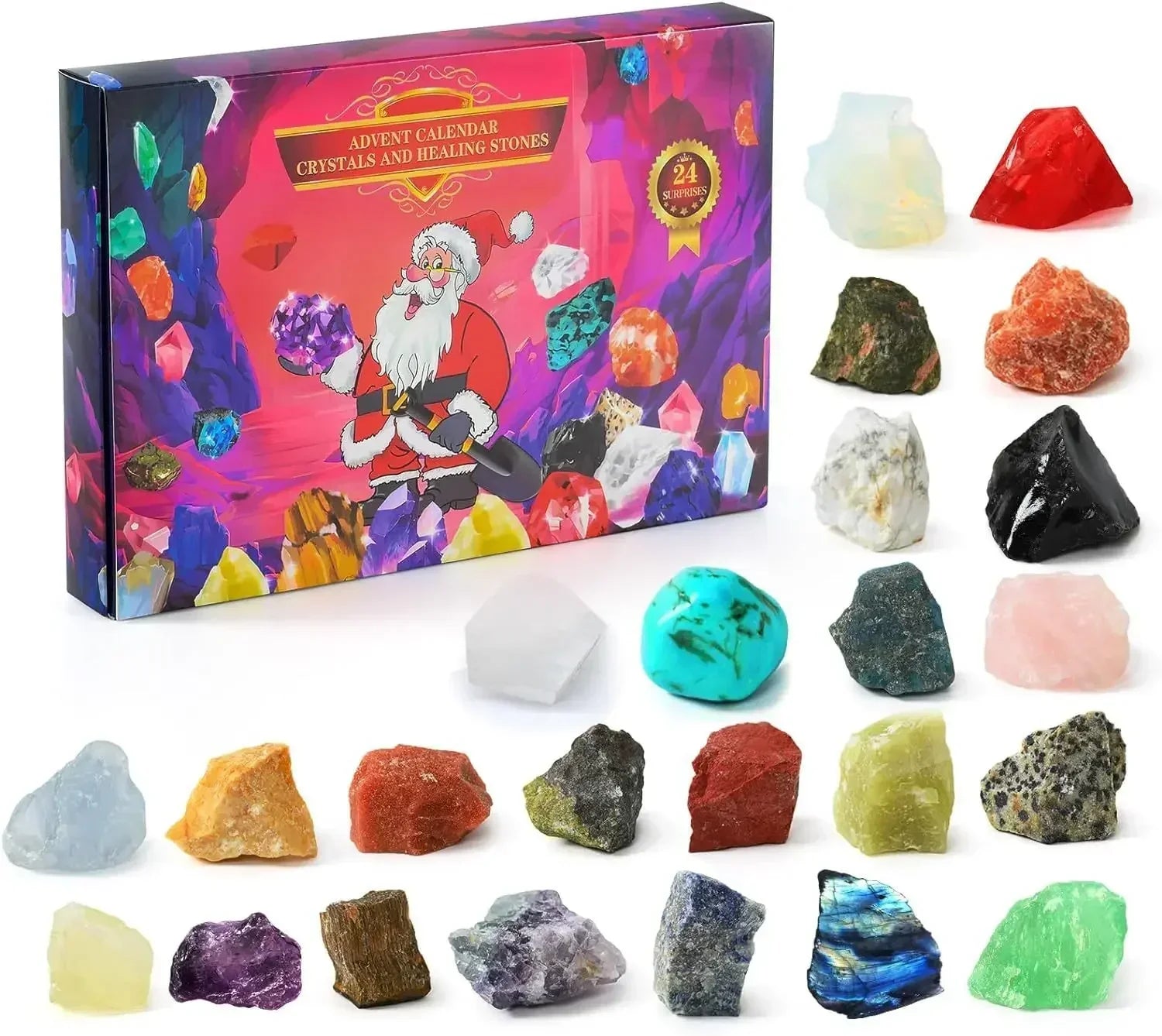 GemMagic – Calendario dell'Avvento per bambini di 24 giorni con sorprese in gioielli 1