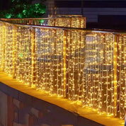 Ghirlanda luminosa | Ghirlanda luminosa a forma di ghiacciolo alimentata a energia solare per decorazioni esterne 2