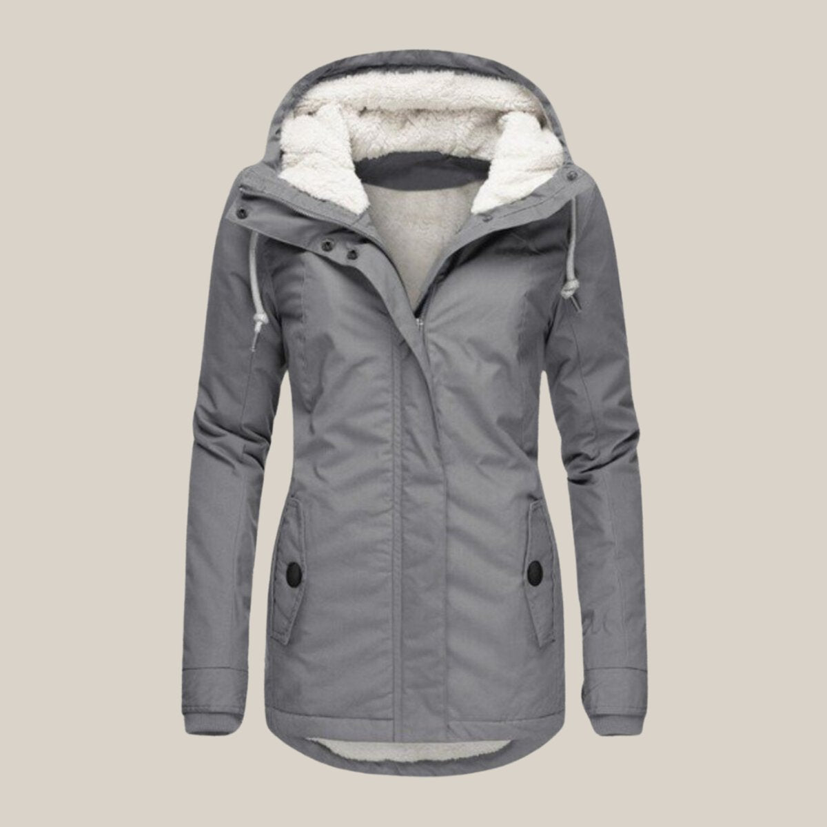 Giacca Invernale Donna Trapuntata con Cappuccio Regolabile e Fodera Calda - Stile e Comfort per L'Inverno 3