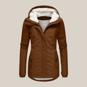 Giacca Invernale Donna Trapuntata con Cappuccio Regolabile e Fodera Calda - Stile e Comfort per L'Inverno 4