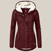 Giacca Invernale Donna Trapuntata con Cappuccio Regolabile e Fodera Calda - Stile e Comfort per L'Inverno 7