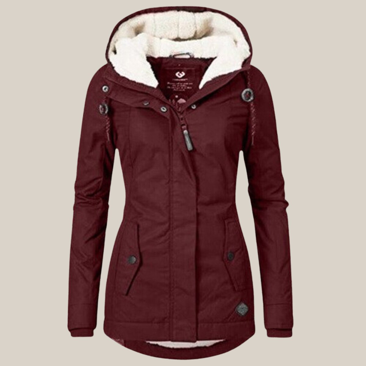 Giacca Invernale Donna Trapuntata con Cappuccio Regolabile e Fodera Calda - Stile e Comfort per L'Inverno 9