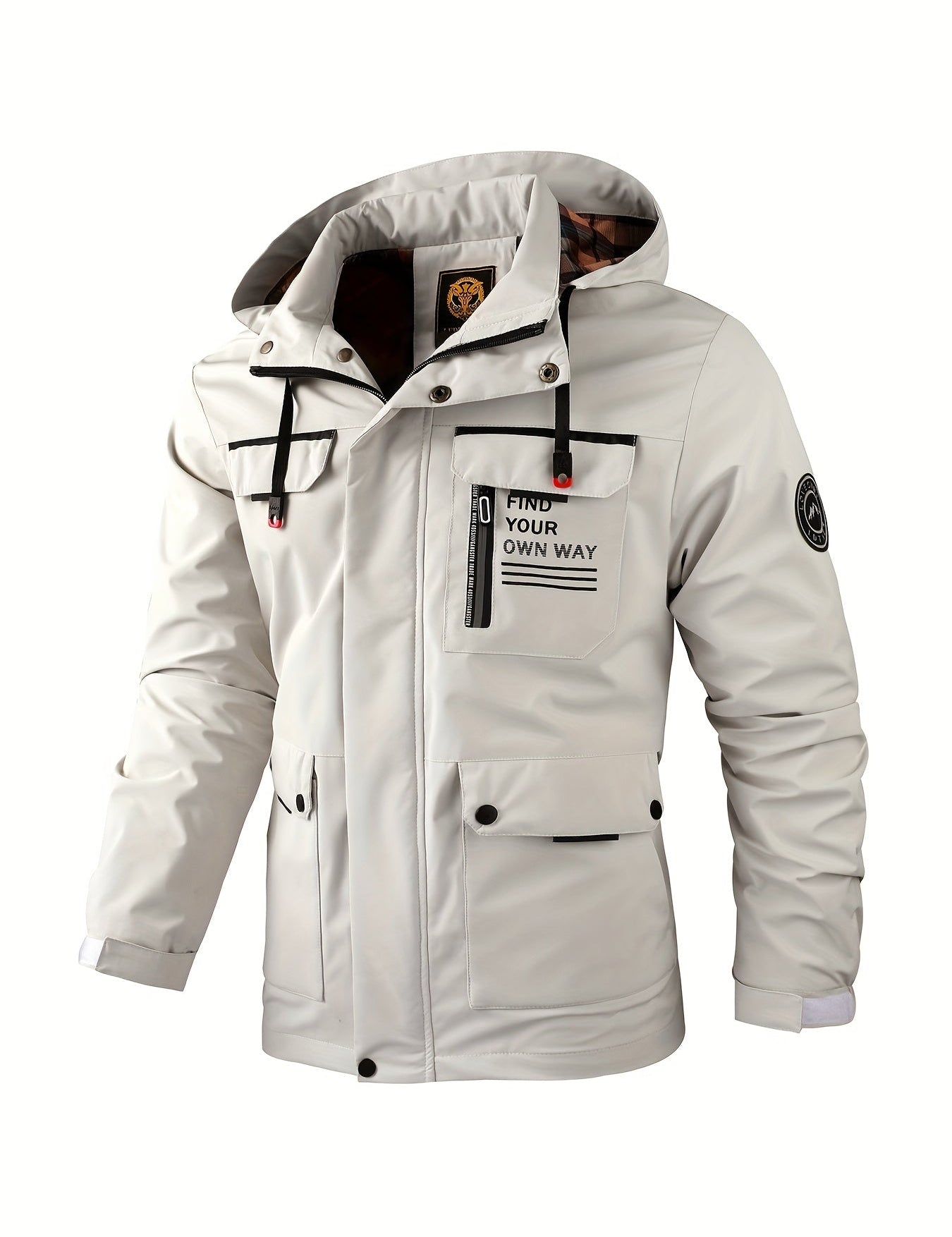Giacca Invernale Uomo Impermeabile con Cappuccio – Giubbotto Antivento per Attività Outdoor, Comfort e Protezione 0