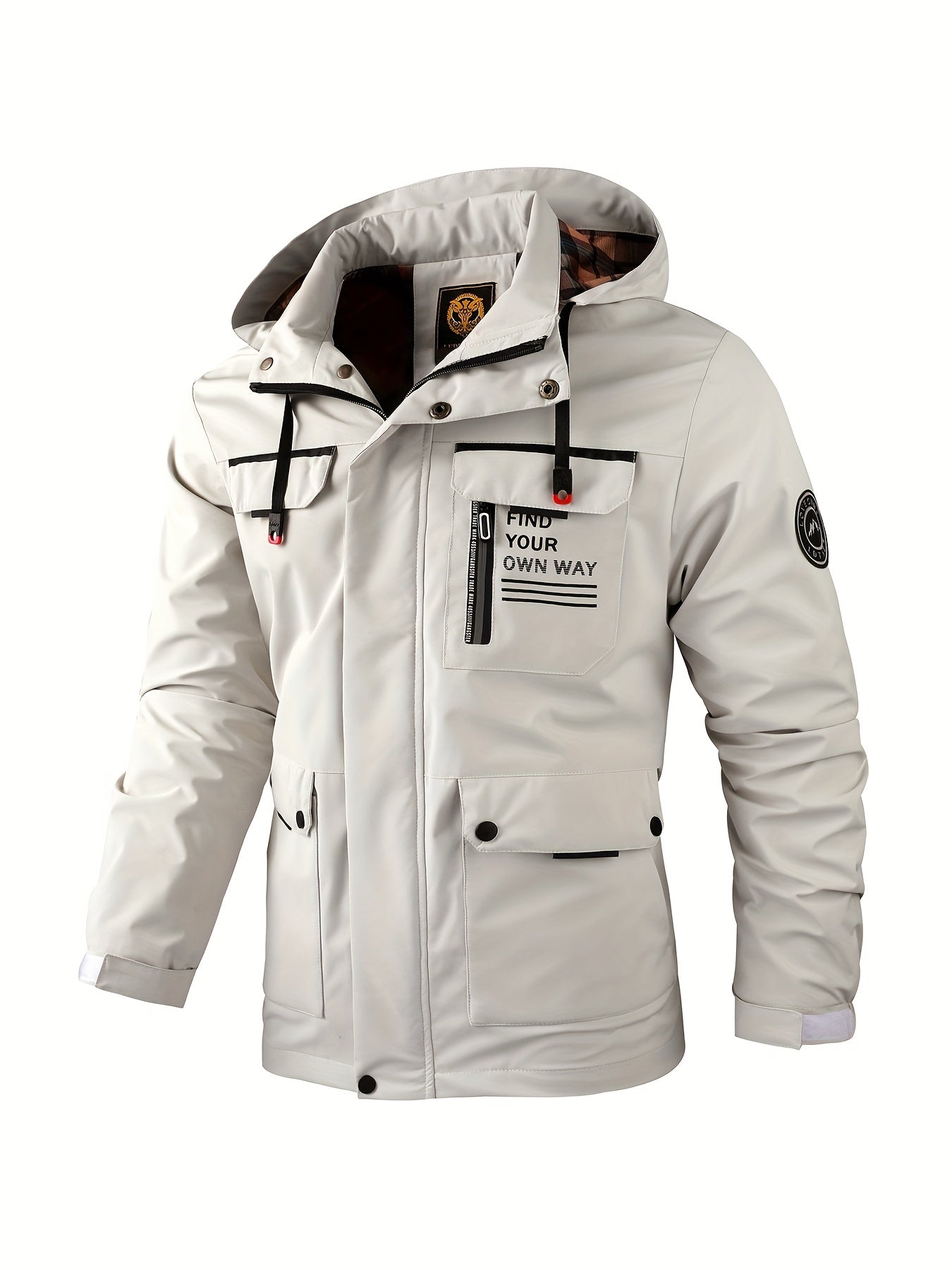 Giacca Invernale Uomo Impermeabile con Cappuccio – Giubbotto Antivento per Attività Outdoor, Comfort e Protezione 0