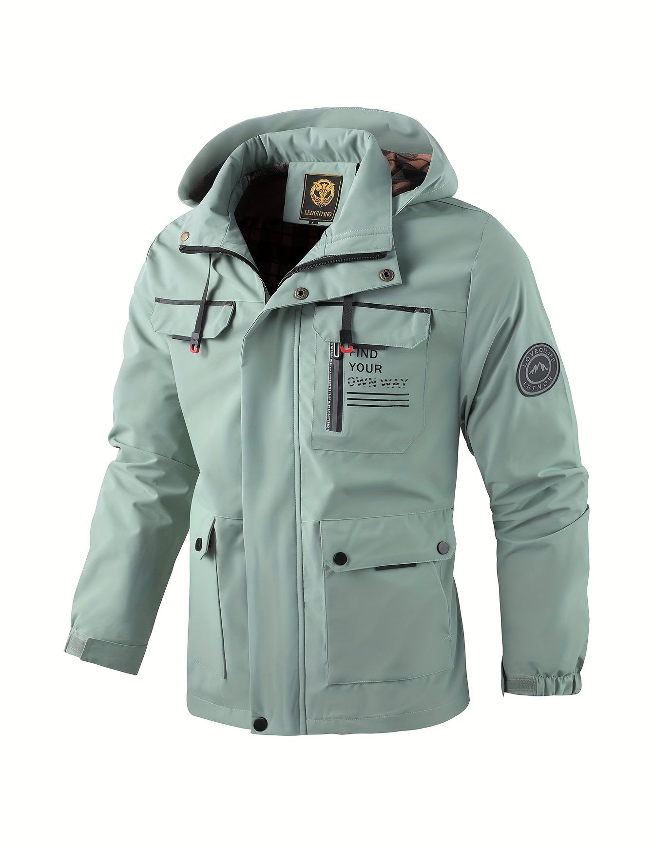 Giacca Invernale Uomo Impermeabile con Cappuccio – Giubbotto Antivento per Attività Outdoor, Comfort e Protezione 1
