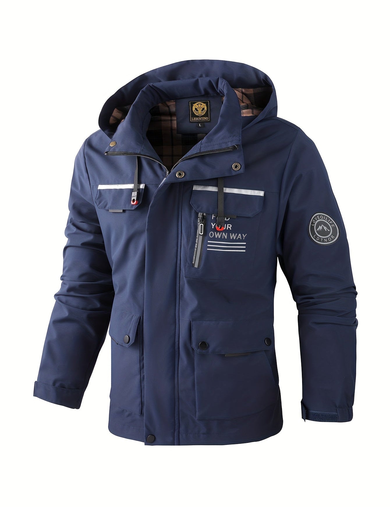 Giacca Invernale Uomo Impermeabile con Cappuccio – Giubbotto Antivento per Attività Outdoor, Comfort e Protezione 4