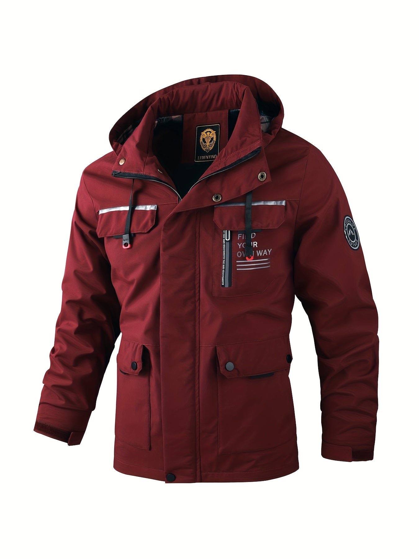 Giacca Invernale Uomo Impermeabile con Cappuccio – Giubbotto Antivento per Attività Outdoor, Comfort e Protezione 5