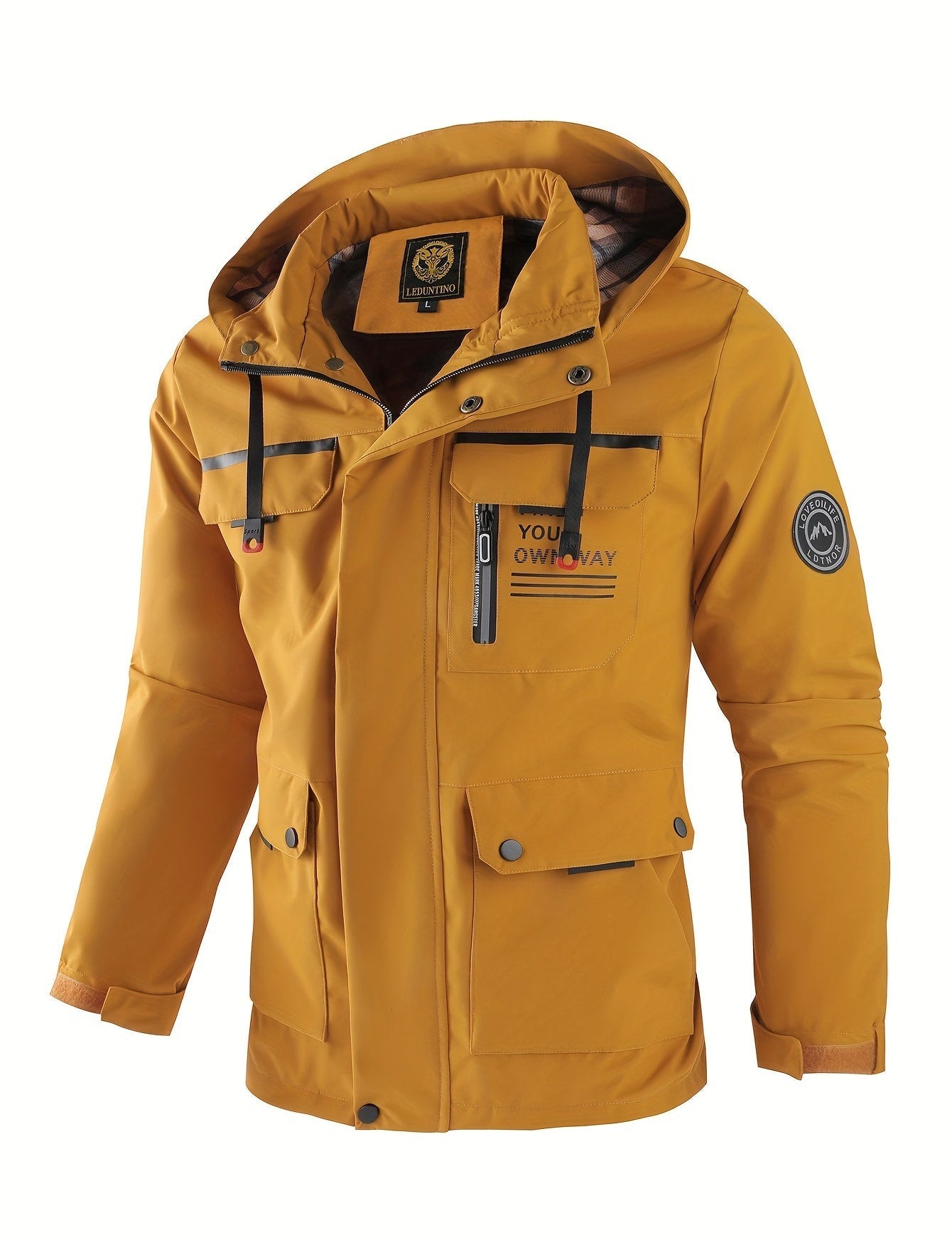 Giacca Invernale Uomo Impermeabile con Cappuccio – Giubbotto Antivento per Attività Outdoor, Comfort e Protezione 7