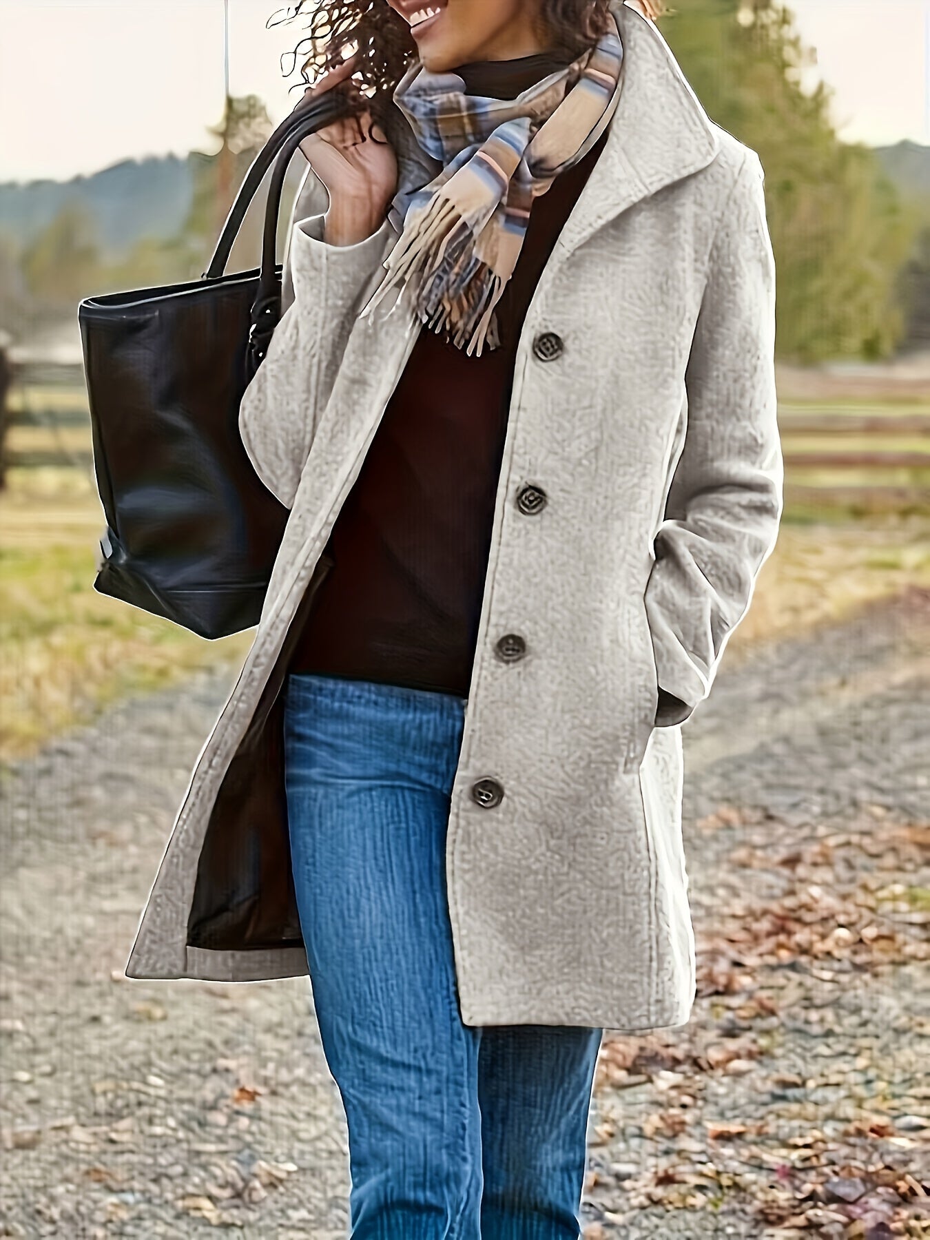 Giacca in Pile Donna Calda e Elegante per Autunno Inverno 1
