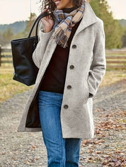 Giacca in Pile Donna Calda e Elegante per Autunno Inverno 1
