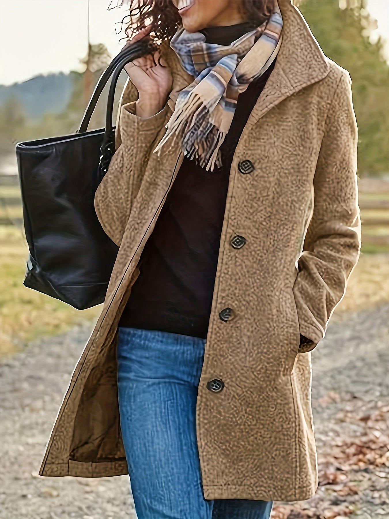 Giacca in Pile Donna Calda e Elegante per Autunno Inverno 3