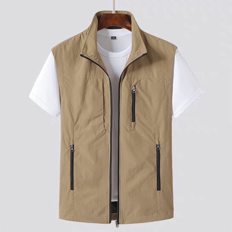Gilet Leggero da Uomo con Zip Frontale - Strato Casual e Pratico 2