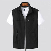 Gilet Uomo Casual Traspirante e Asciugatura Rapida per Stile Sportivo e Quotidiano 3