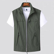 Gilet Uomo Casual Traspirante e Asciugatura Rapida per Stile Sportivo e Quotidiano 4