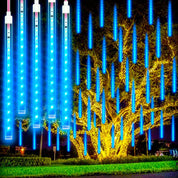 Gocce di meteora | Luci LED a forma di goccia d'acqua per decorazioni festive all'aperto 8