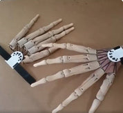 Guanti con dita - Dita articolate per Halloween, adatte a tutte le misure di dita 6